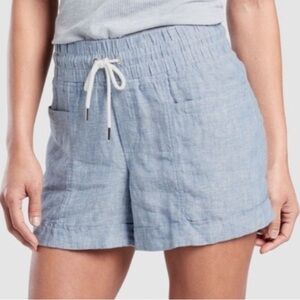 Athleta Cabo Linen Shorts